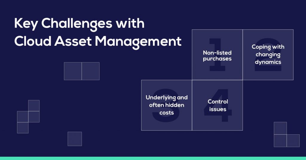 Here are some key challenges with Cloud Asset Management (CAM)